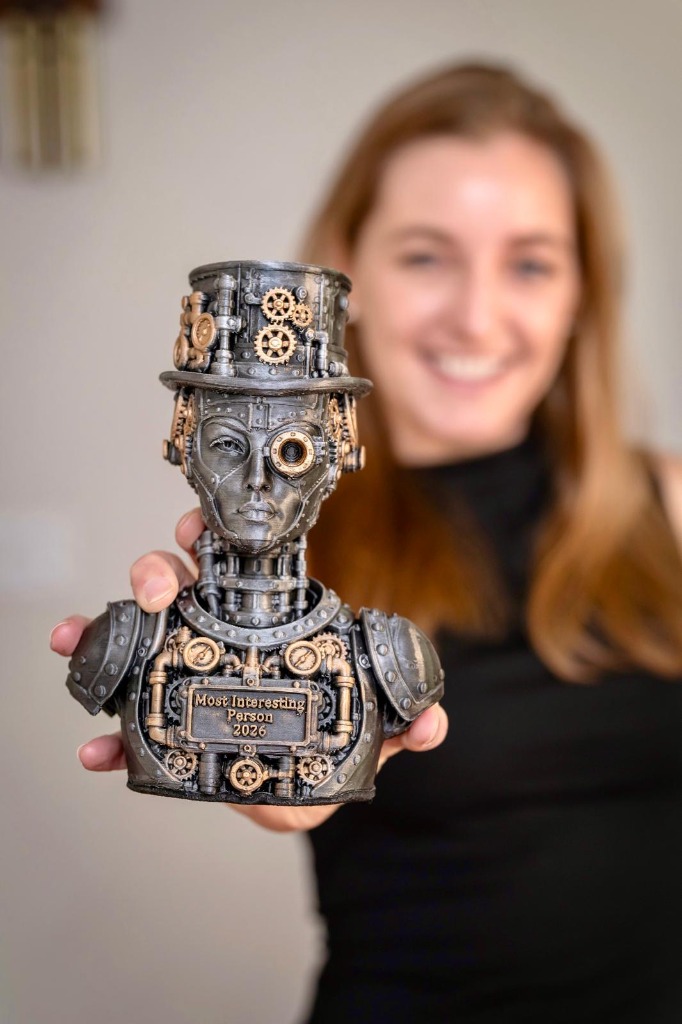 2026 Most Interesting Person trophy